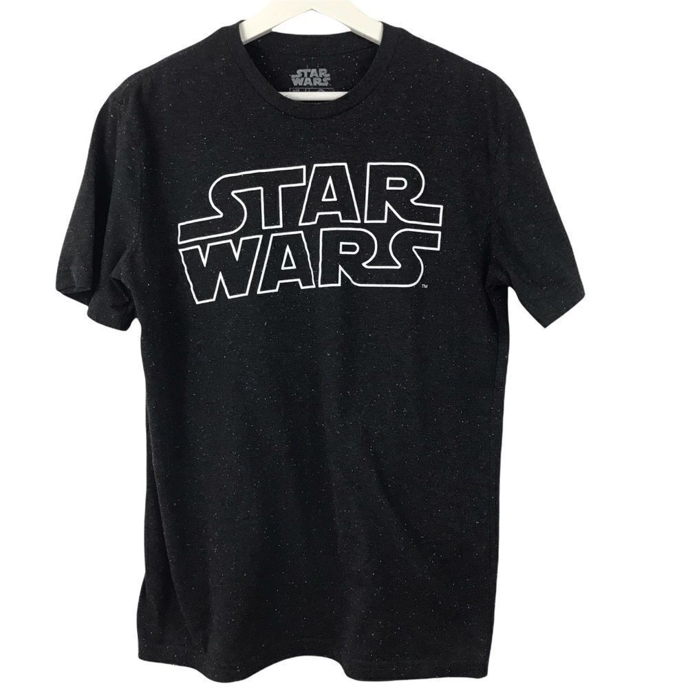 Star Wars black logo t-shirt‎